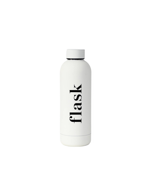 flask 500ml - hvid