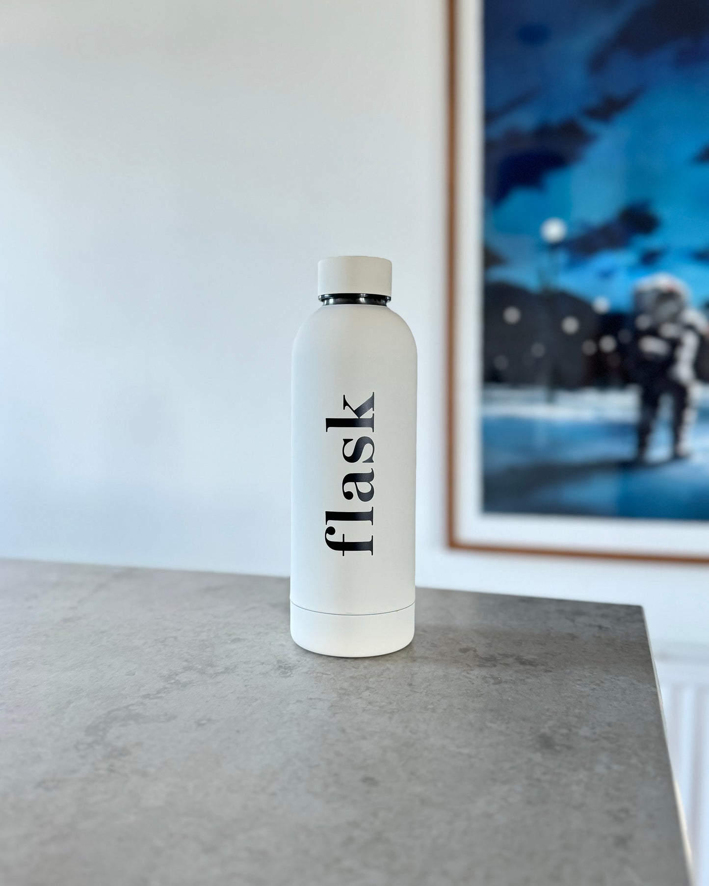 flask 500ml - hvid