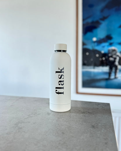 flask 500ml - hvid